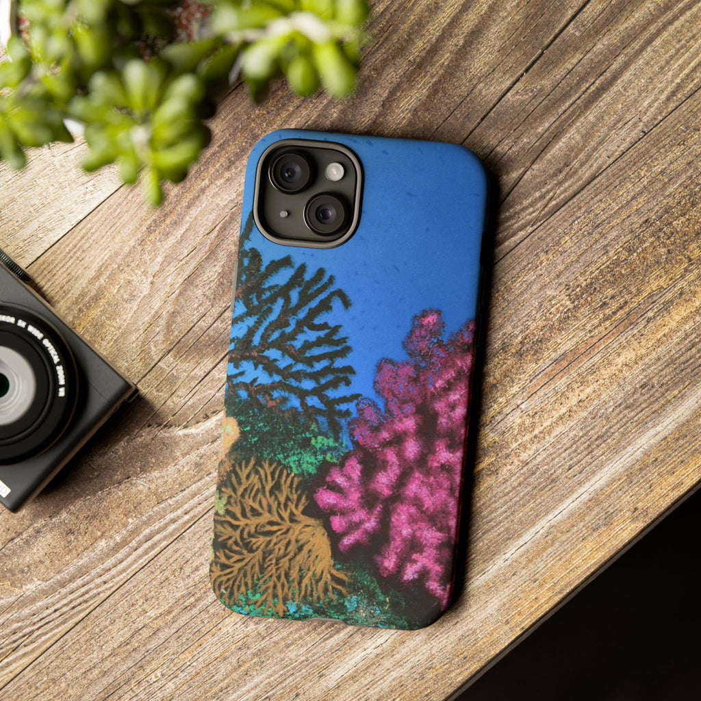 Coral Reef Tough Phone Case — Underwater Ocean Art iPhone Protector