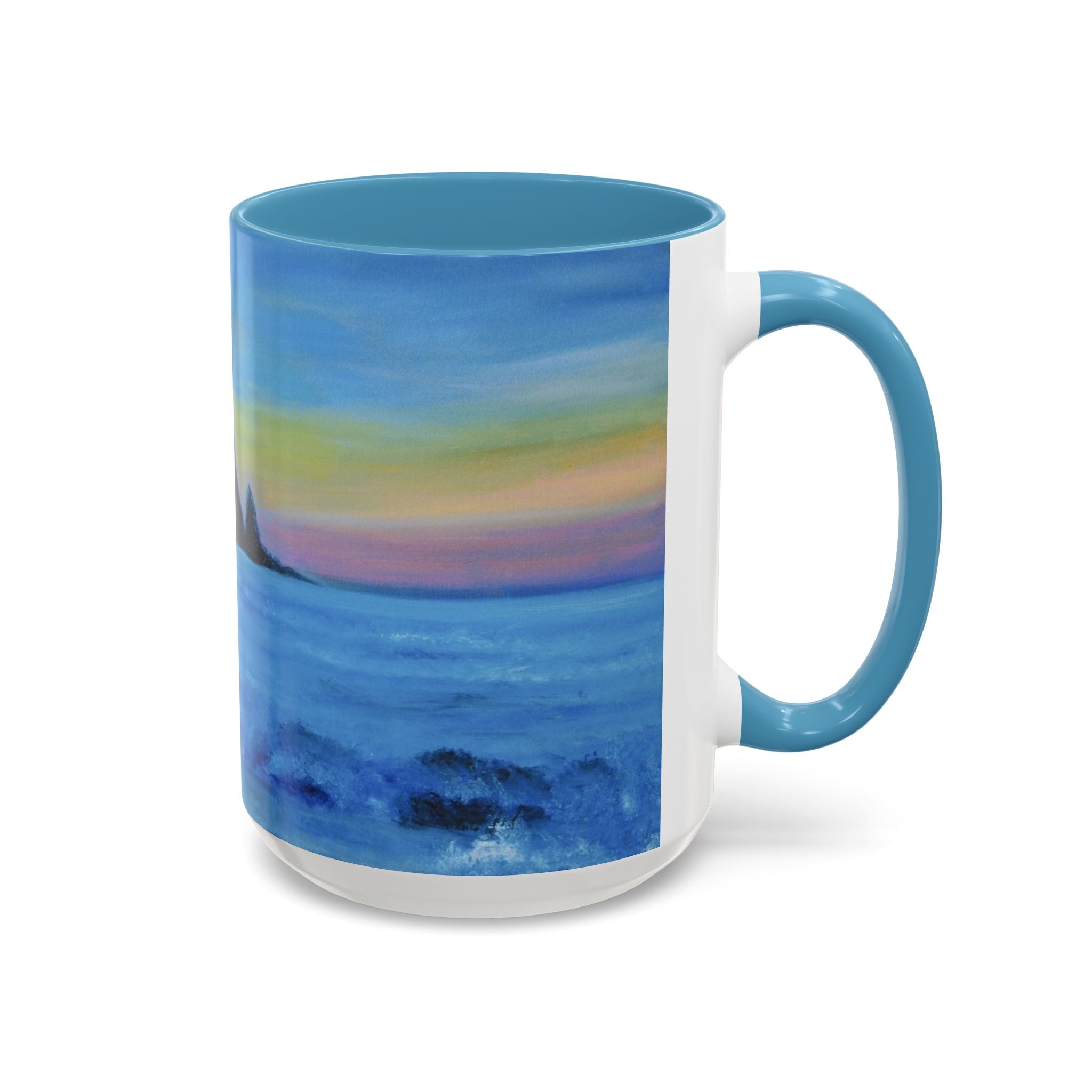 Ocean Sunset Coffee Mug — Scenic Seascape Accent Mug