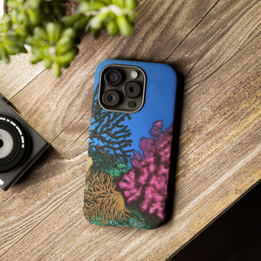 Coral Reef Tough Phone Case — Underwater Ocean Art iPhone Protector