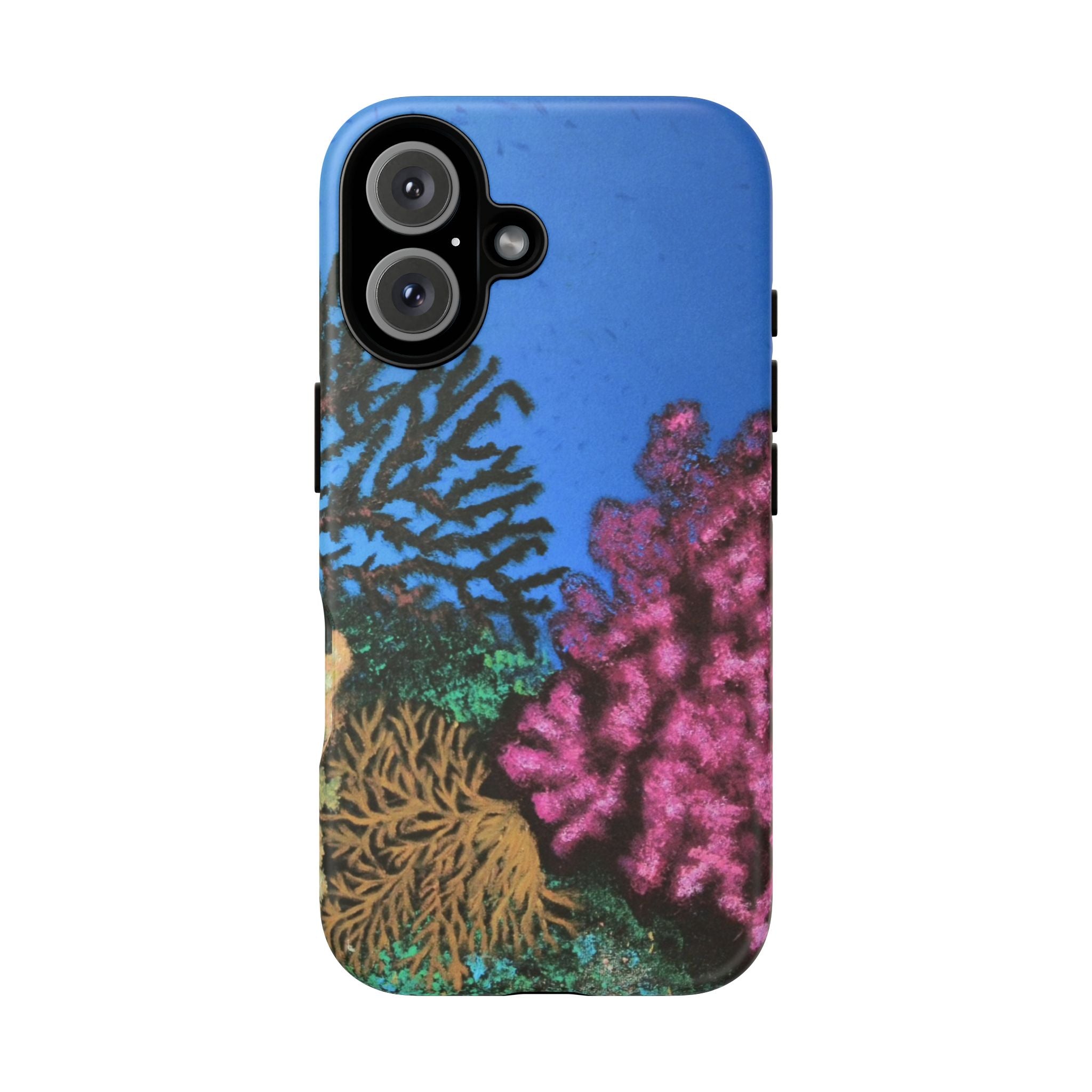 Coral Reef Tough Phone Case — Underwater Ocean Art iPhone Protector