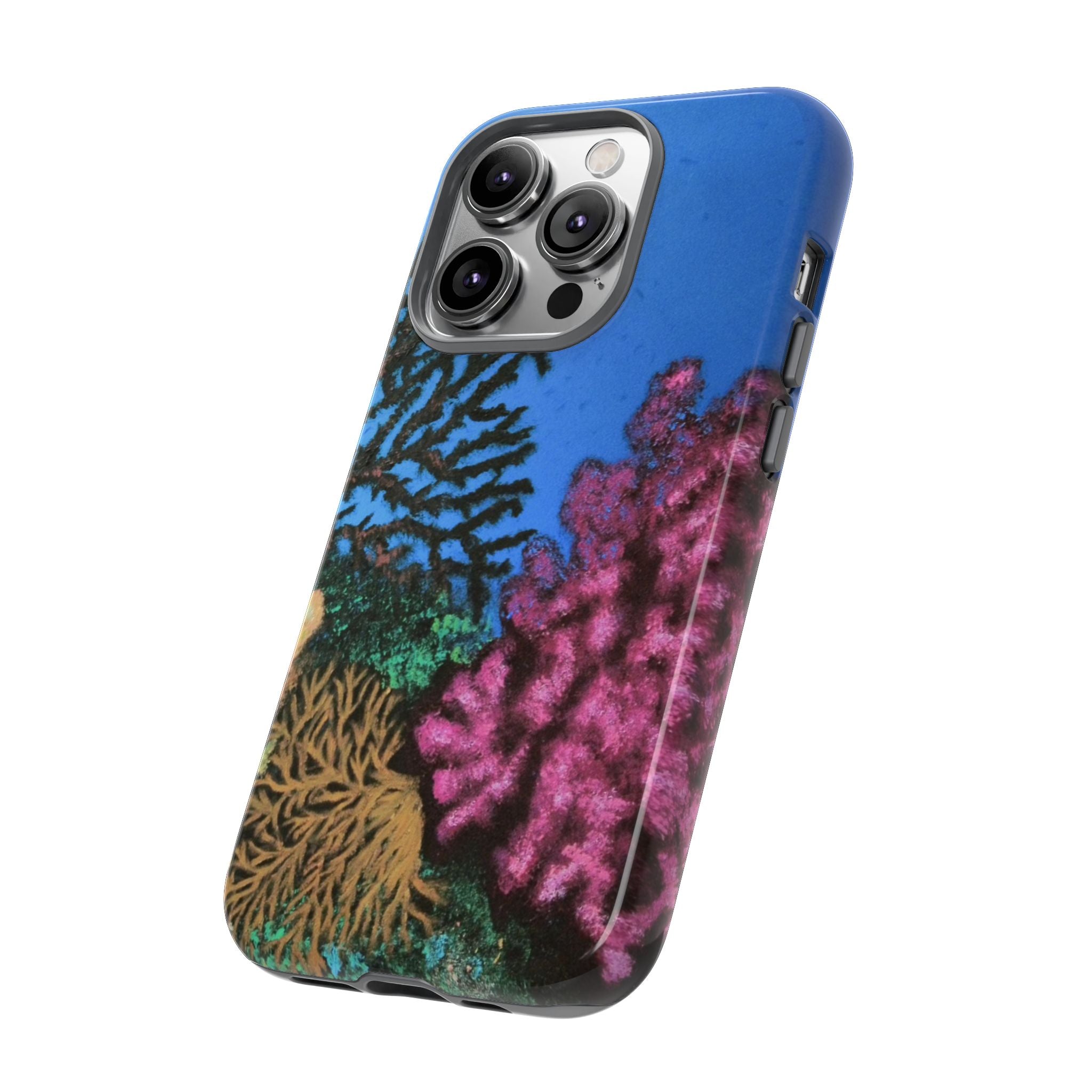 Coral Reef Tough Phone Case — Underwater Ocean Art iPhone Protector
