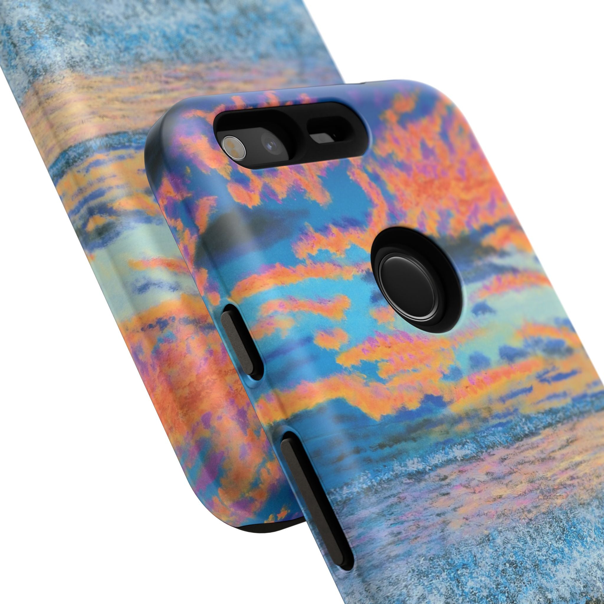 Beach Sunset Phone Case — Tropical Ocean Waves Protective iPhone Cover