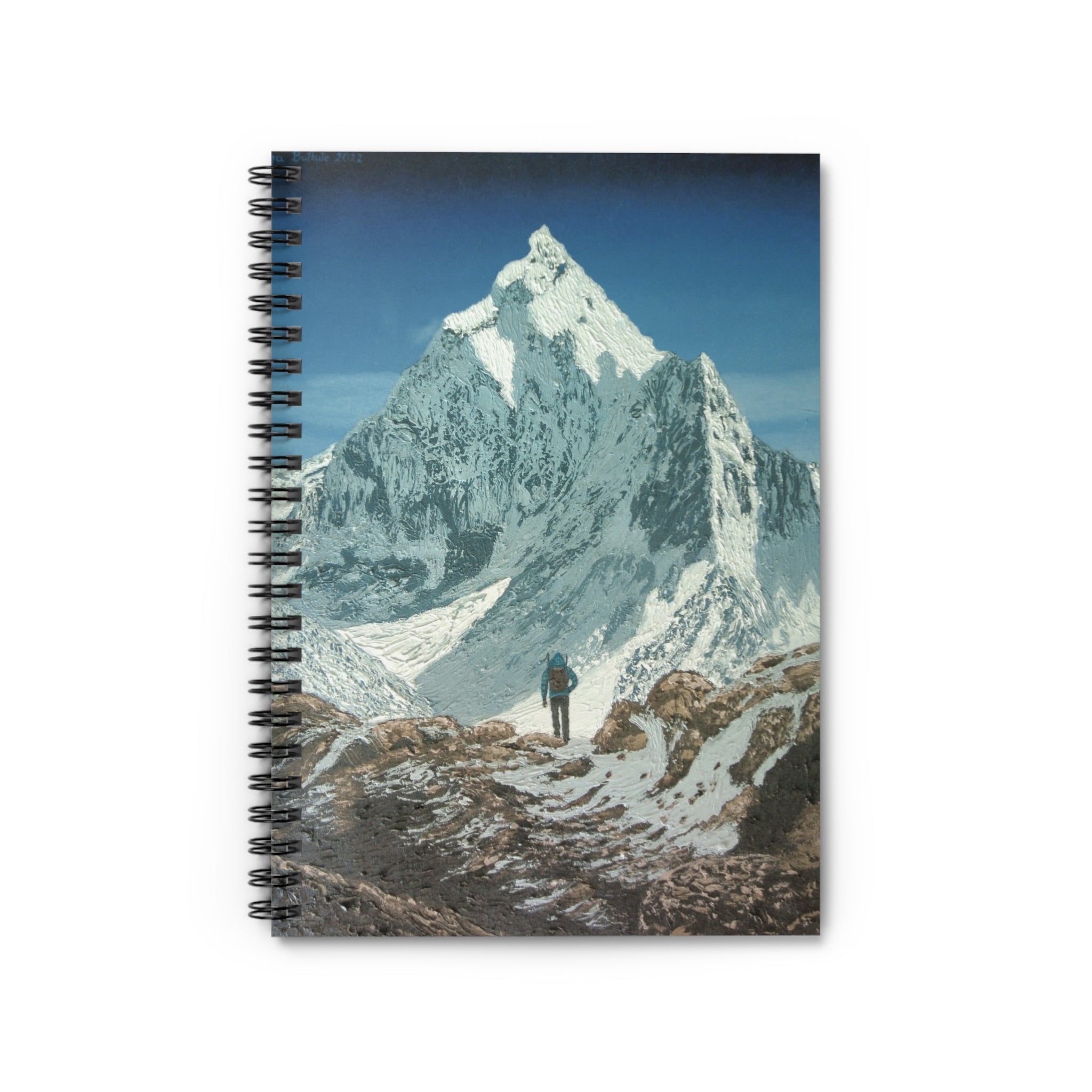 Mountain Hike Spiral Notebook – Adventure Travel Ruled Journal