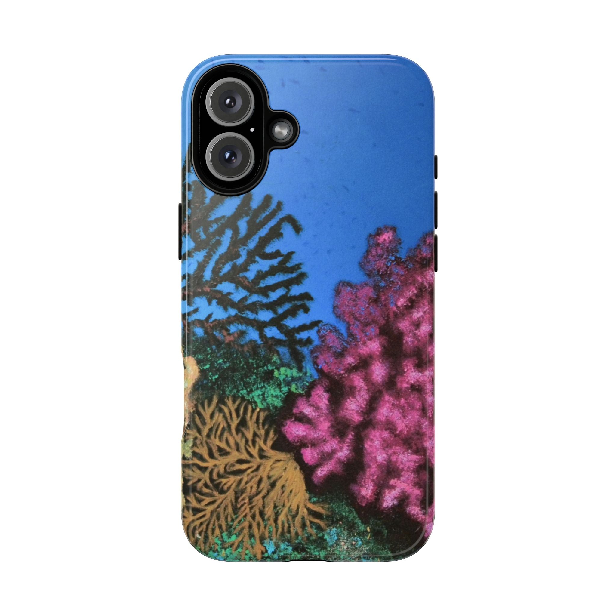 Coral Reef Tough Phone Case — Underwater Ocean Art iPhone Protector