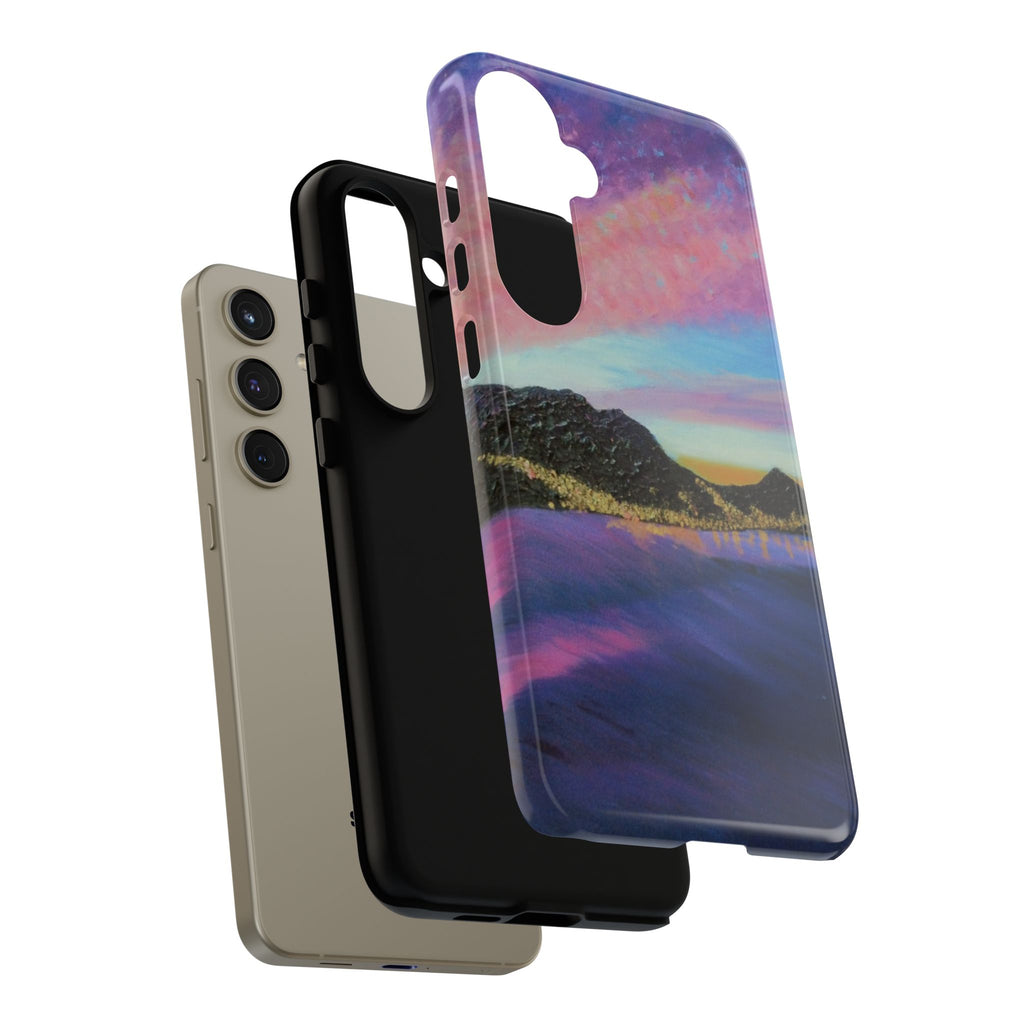 Sunset Mountain Landscape Phone Case — Colorful Sky Tough Case