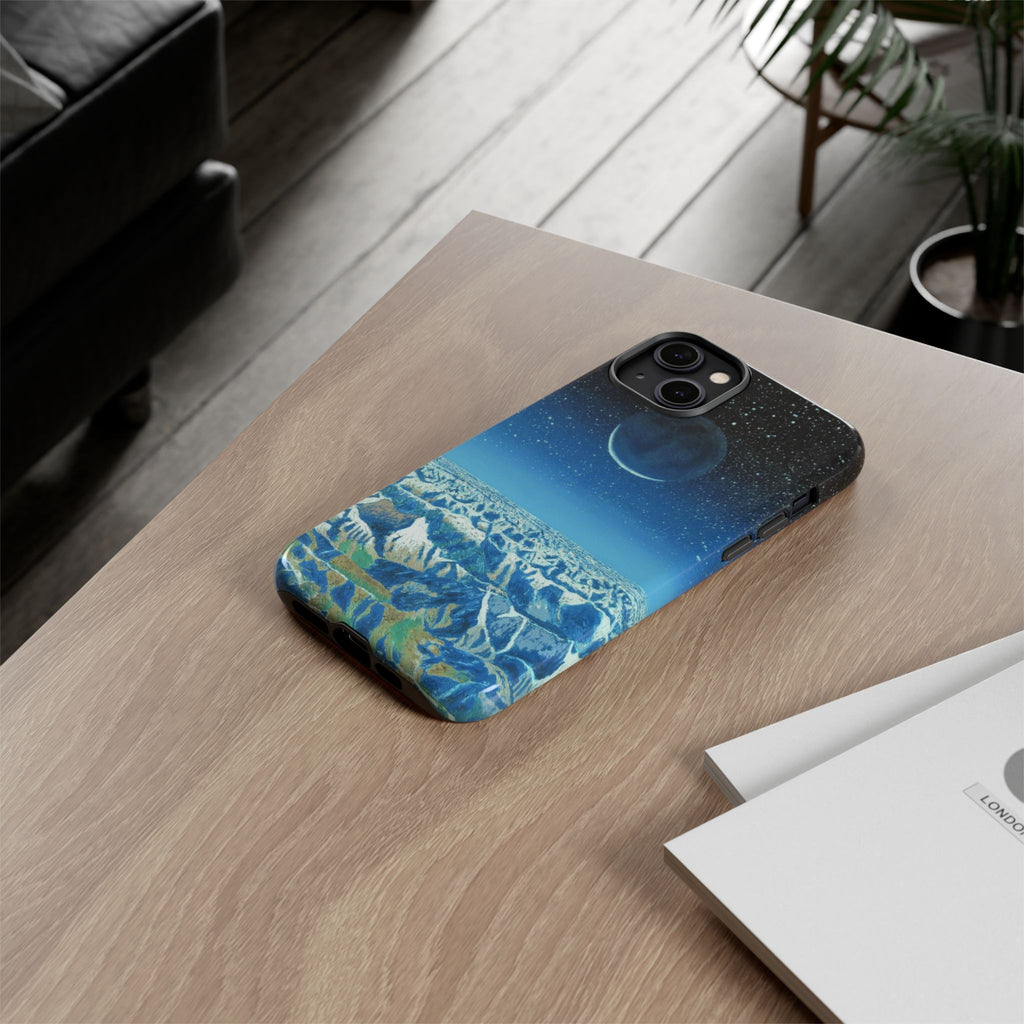 Moon- Himalayas Phone Case — Night Sky Crescent Moon Protective Tough Case