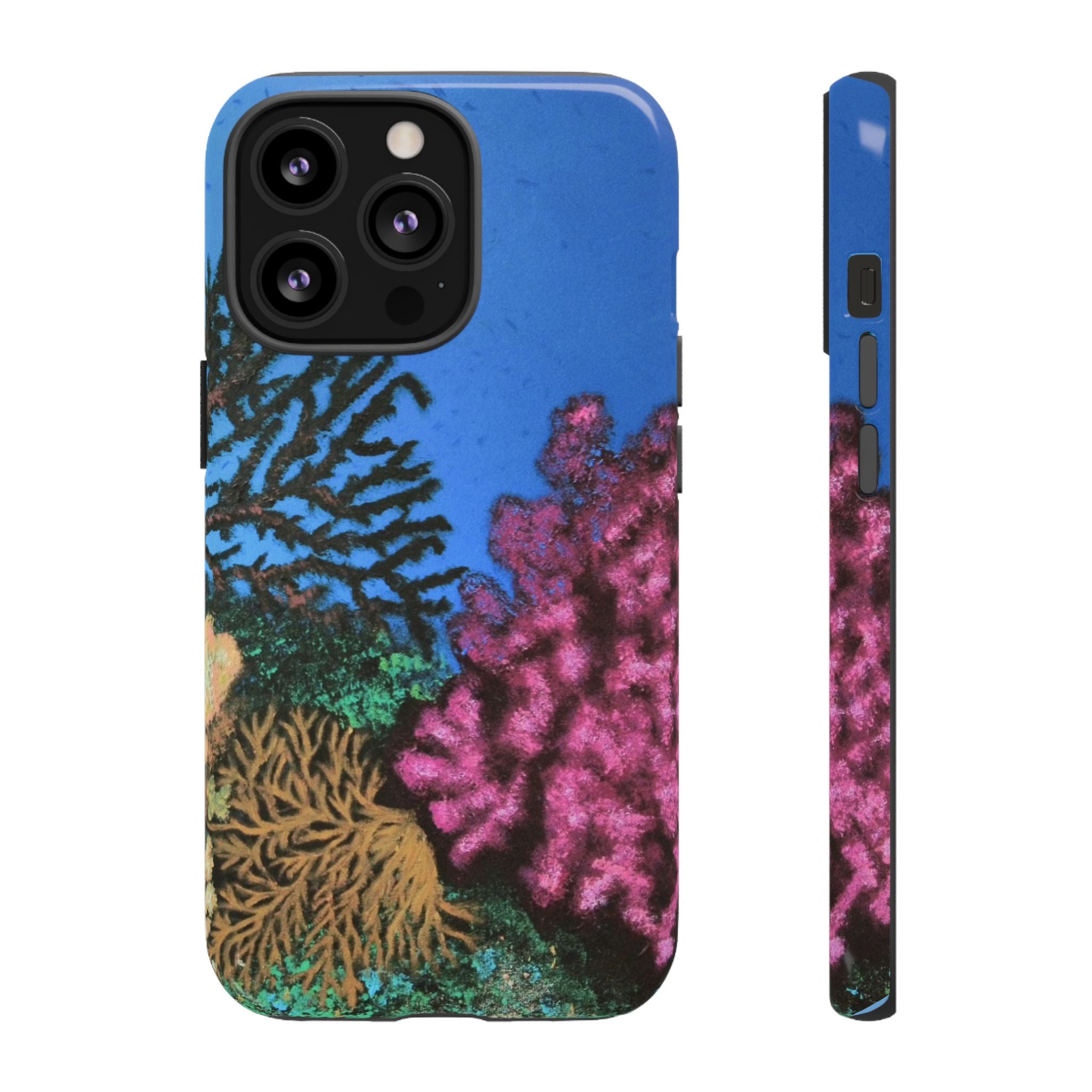 Coral Reef Tough Phone Case — Underwater Ocean Art iPhone Protector