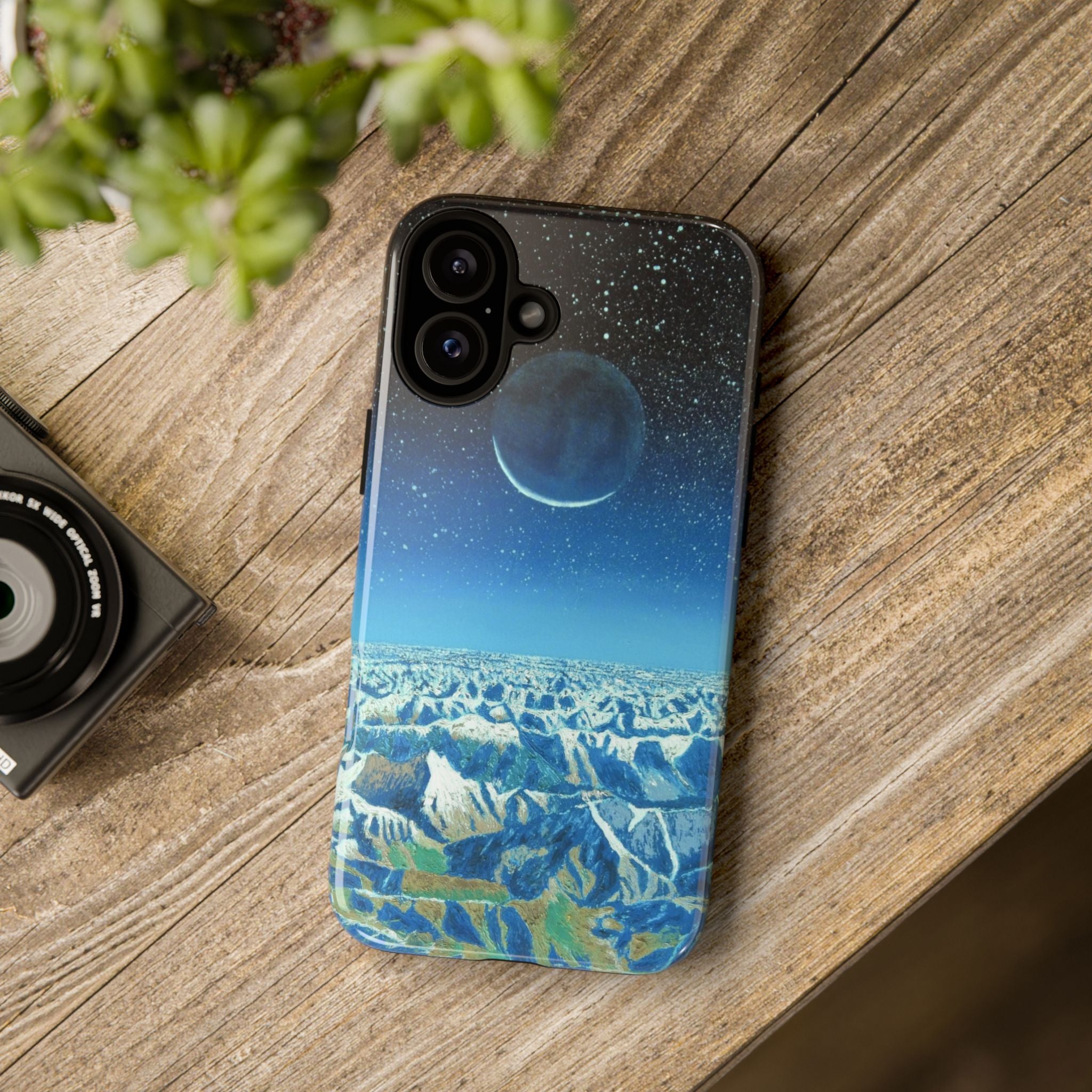 Moon- Himalayas Phone Case — Night Sky Crescent Moon Protective Tough Case