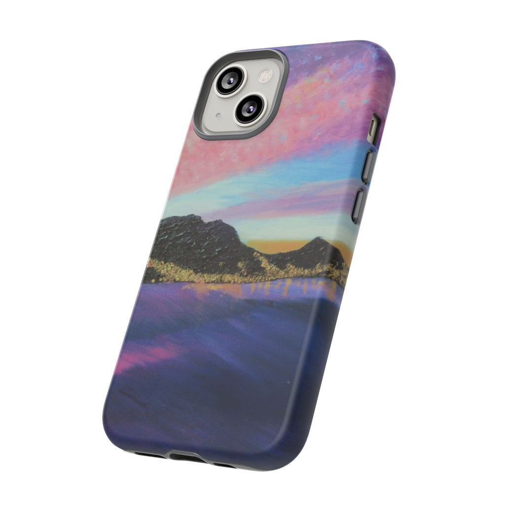 Sunset Mountain Landscape Phone Case — Colorful Sky Tough Case