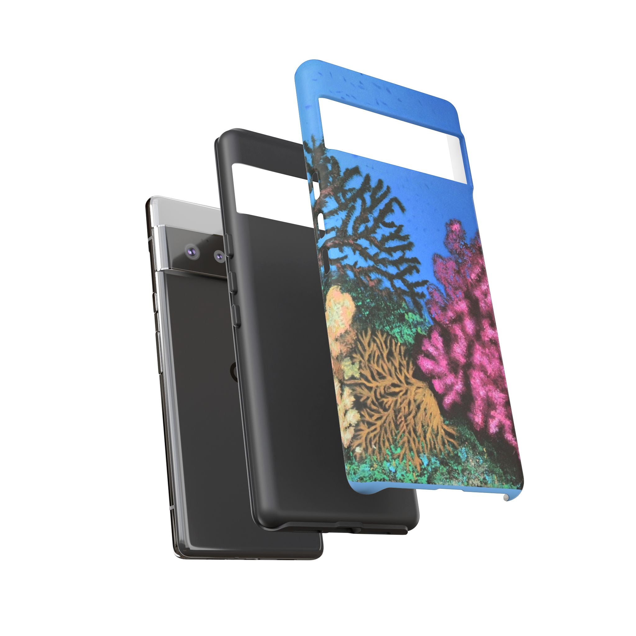Coral Reef Tough Phone Case — Underwater Ocean Art iPhone Protector
