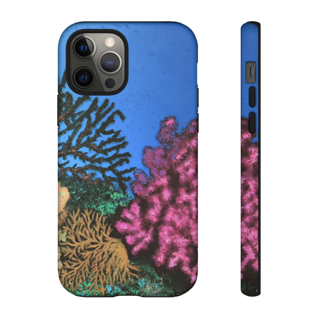 Coral Reef Tough Phone Case — Underwater Ocean Art iPhone Protector
