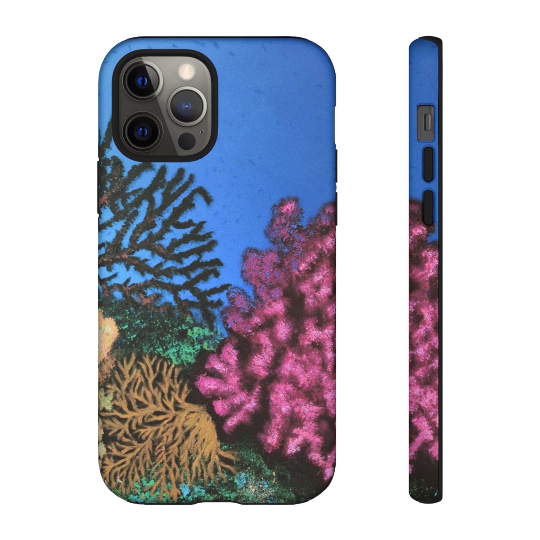 Coral Reef Tough Phone Case — Underwater Ocean Art iPhone Protector