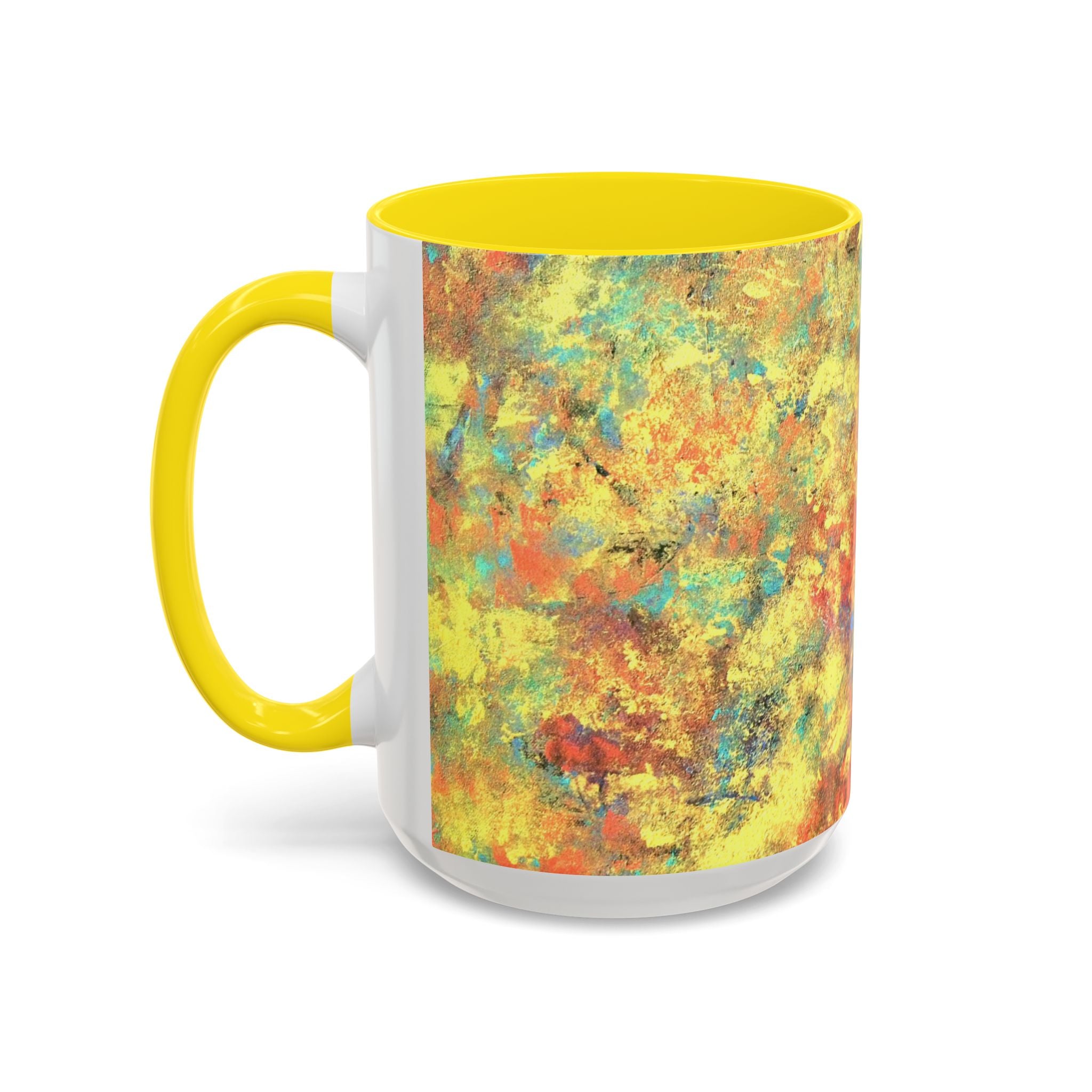 Abstract Autumn Swirl Coffee Mug — Colorful Fall Accent 11/15oz