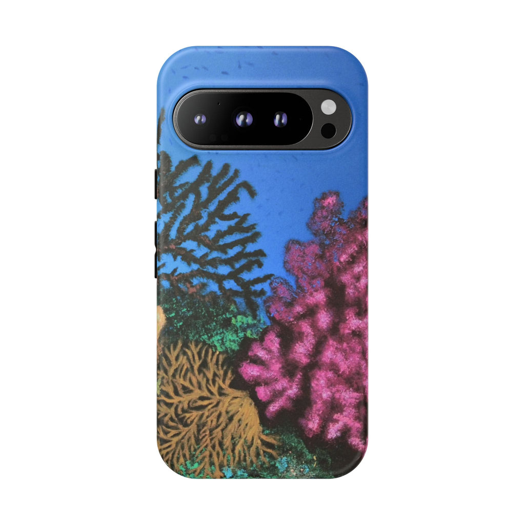 Coral Reef Tough Phone Case — Underwater Ocean Art iPhone Protector