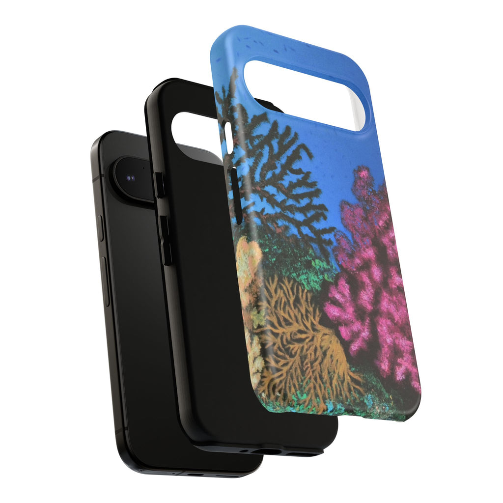 Coral Reef Tough Phone Case — Underwater Ocean Art iPhone Protector