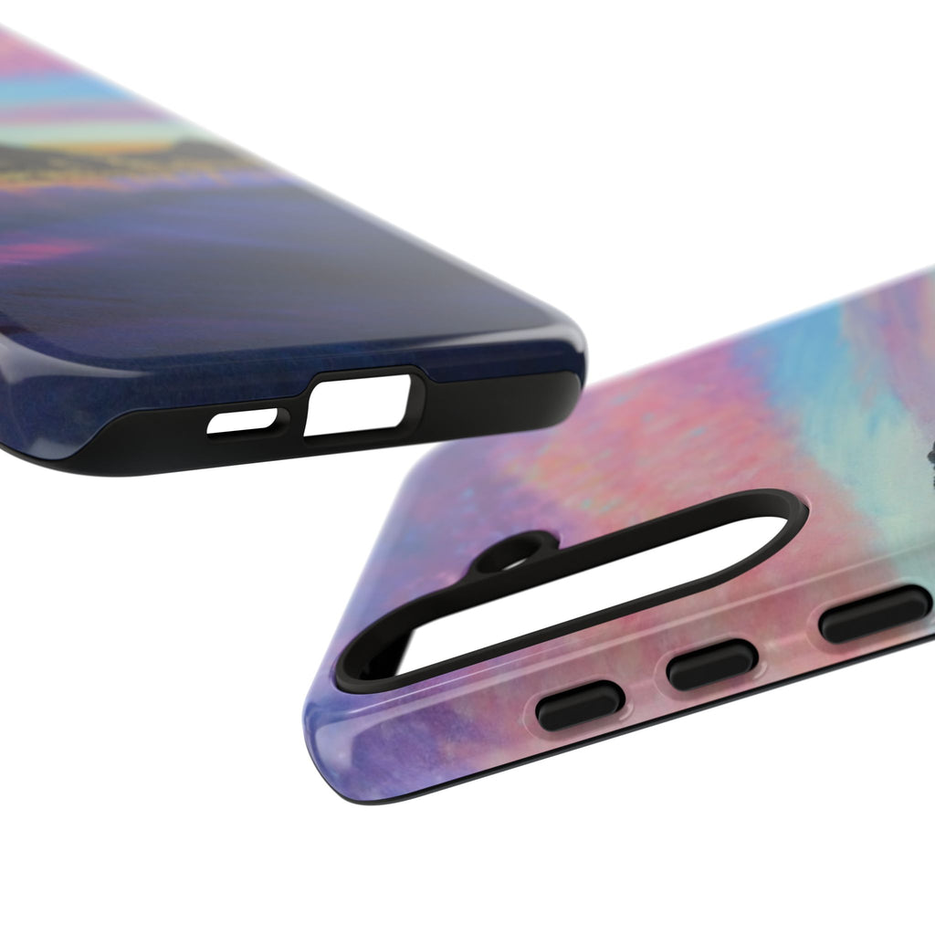 Sunset Mountain Landscape Phone Case — Colorful Sky Tough Case