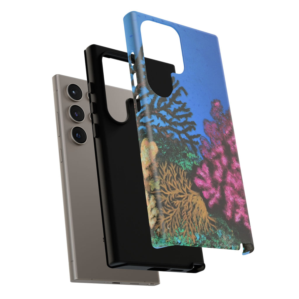Coral Reef Tough Phone Case — Underwater Ocean Art iPhone Protector