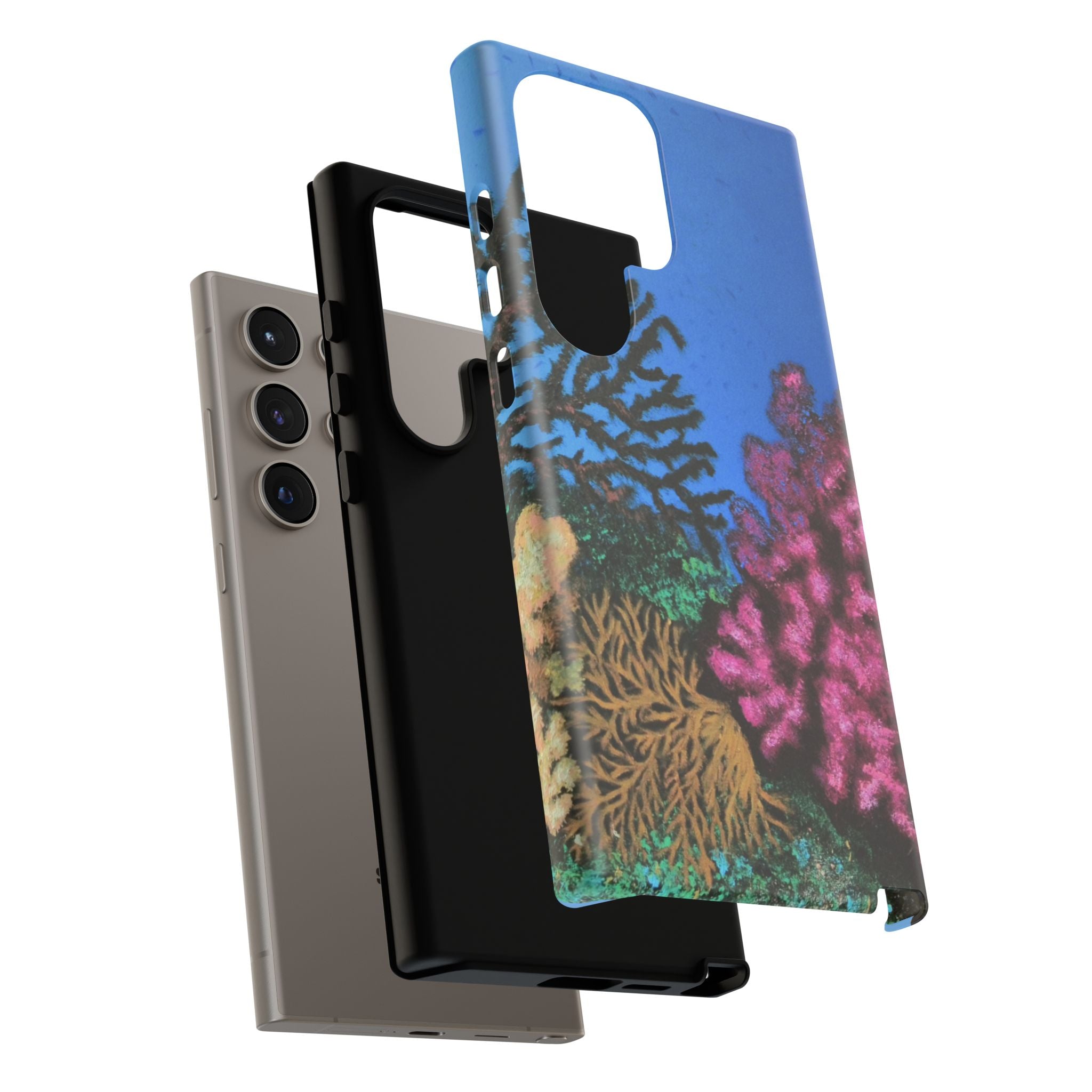 Coral Reef Tough Phone Case — Underwater Ocean Art iPhone Protector