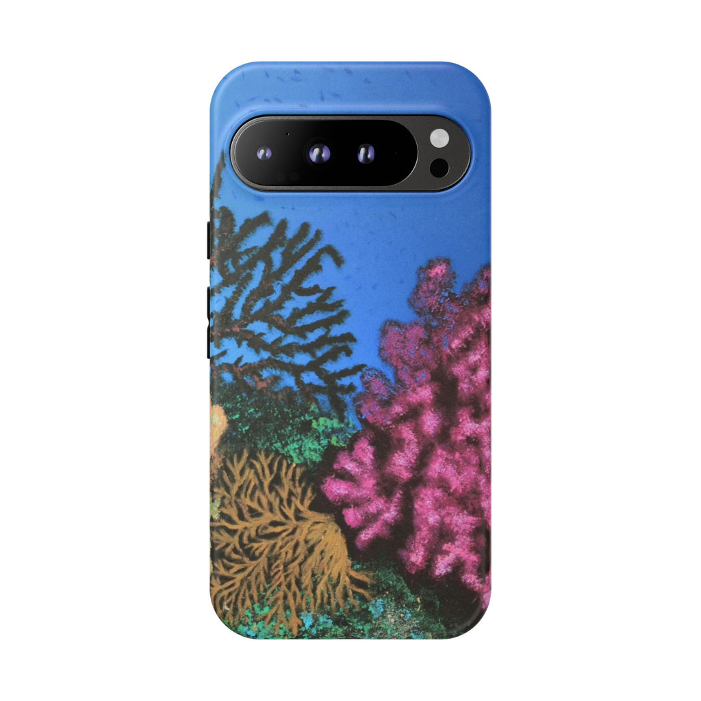 Coral Reef Tough Phone Case — Underwater Ocean Art iPhone Protector