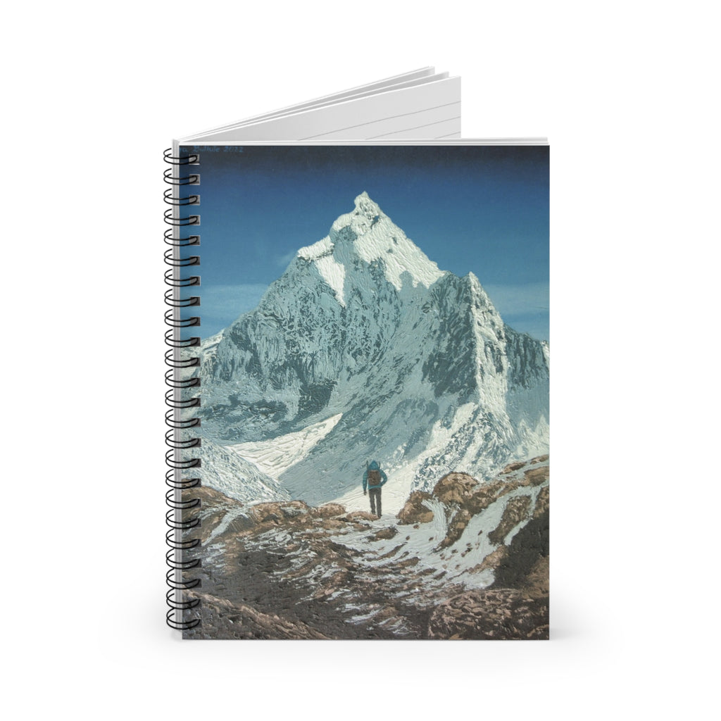 Mountain Hike Spiral Notebook – Adventure Travel Ruled Journal