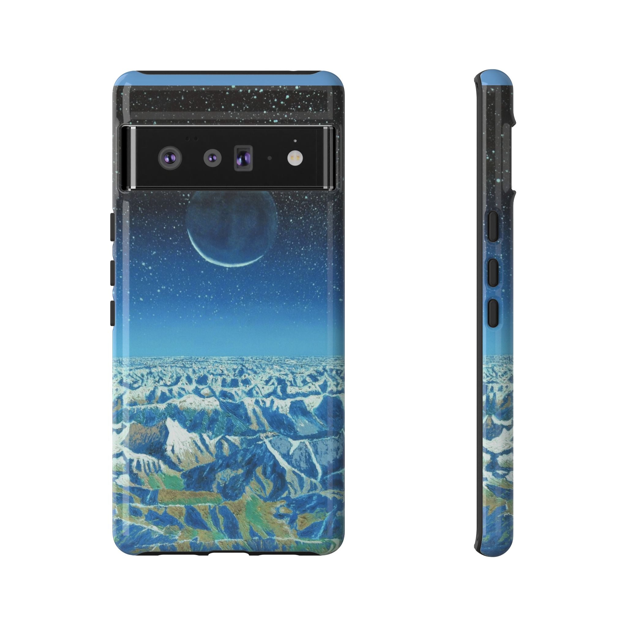Moon- Himalayas Phone Case — Night Sky Crescent Moon Protective Tough Case