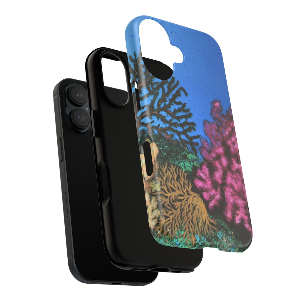 Coral Reef Tough Phone Case — Underwater Ocean Art iPhone Protector