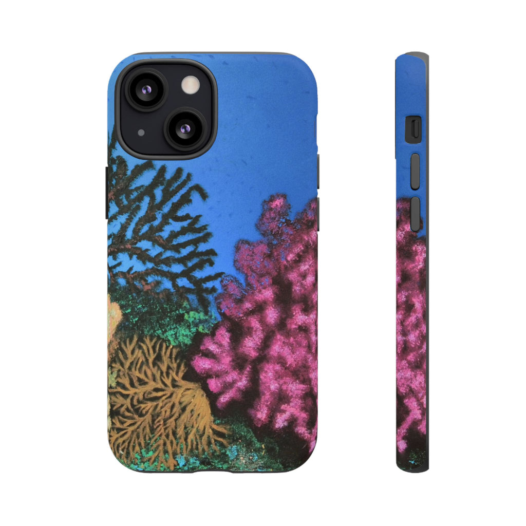 Coral Reef Tough Phone Case — Underwater Ocean Art iPhone Protector