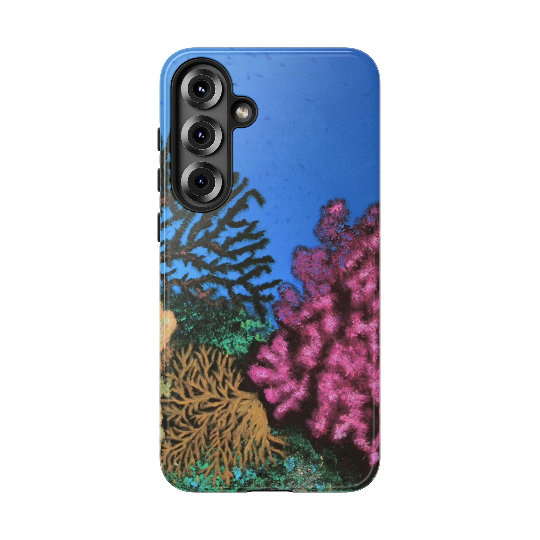 Coral Reef Tough Phone Case — Underwater Ocean Art iPhone Protector