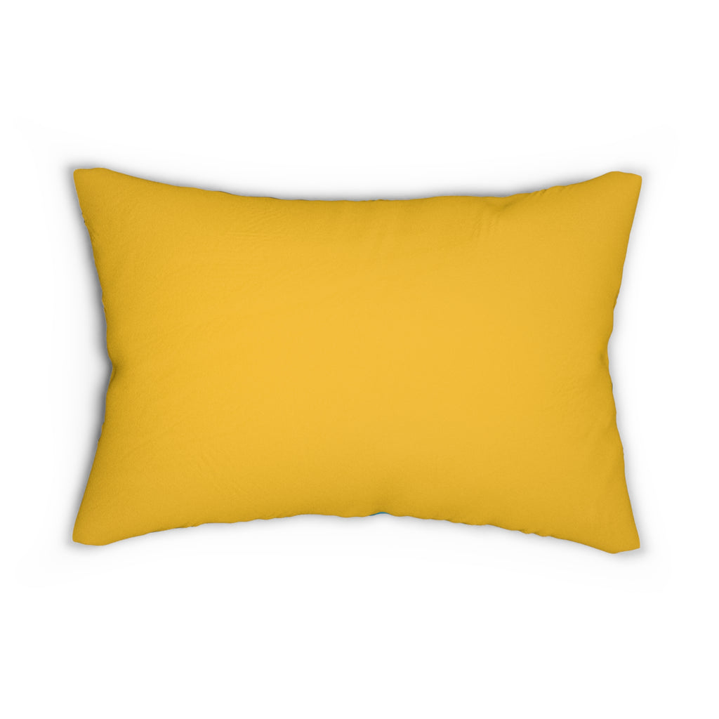 Ocean Sunset Lumbar Pillow — Coastal Wave Decorative Throw Pillow