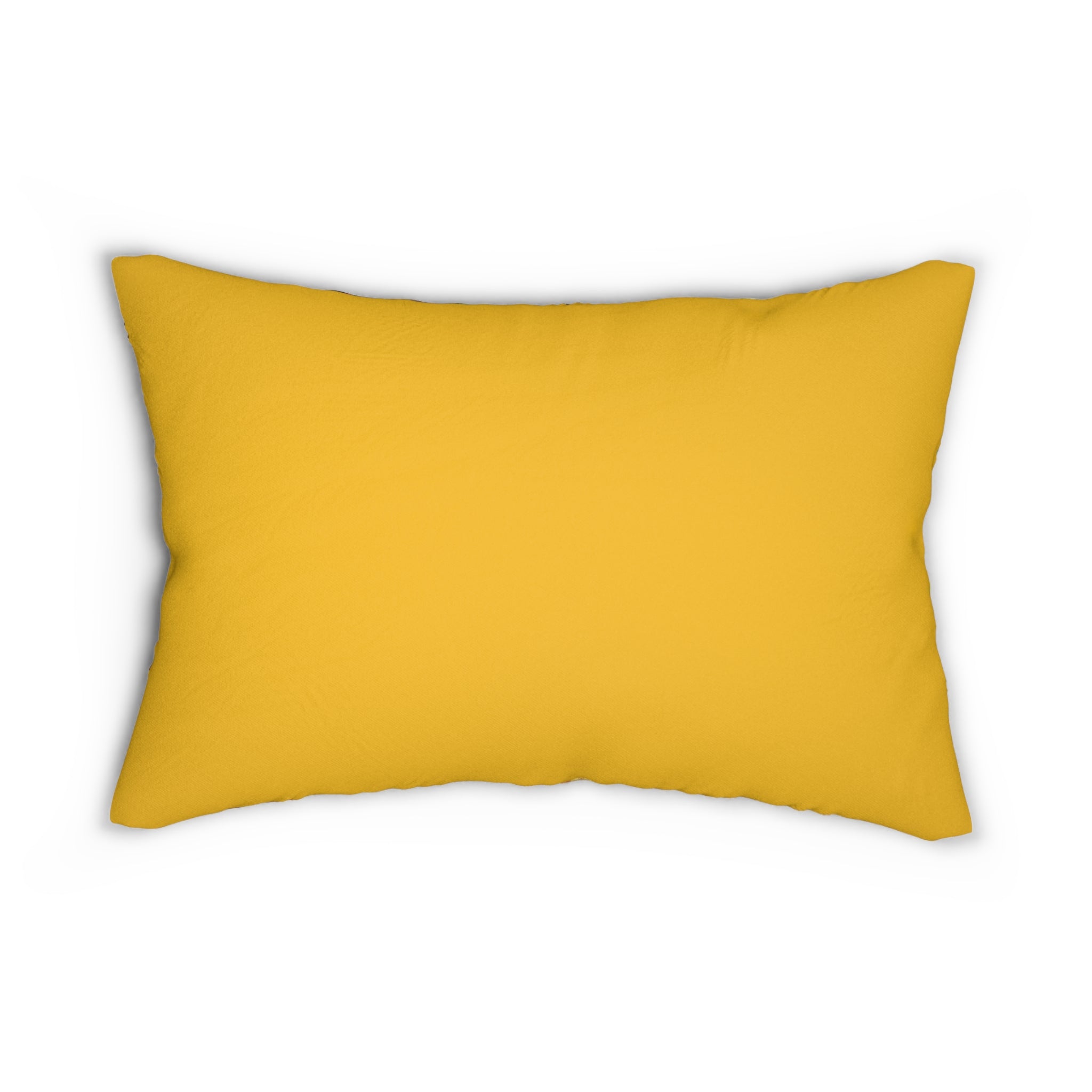 Autumn Abstract Lumbar Pillow — Watercolor Fall Accent Cushion