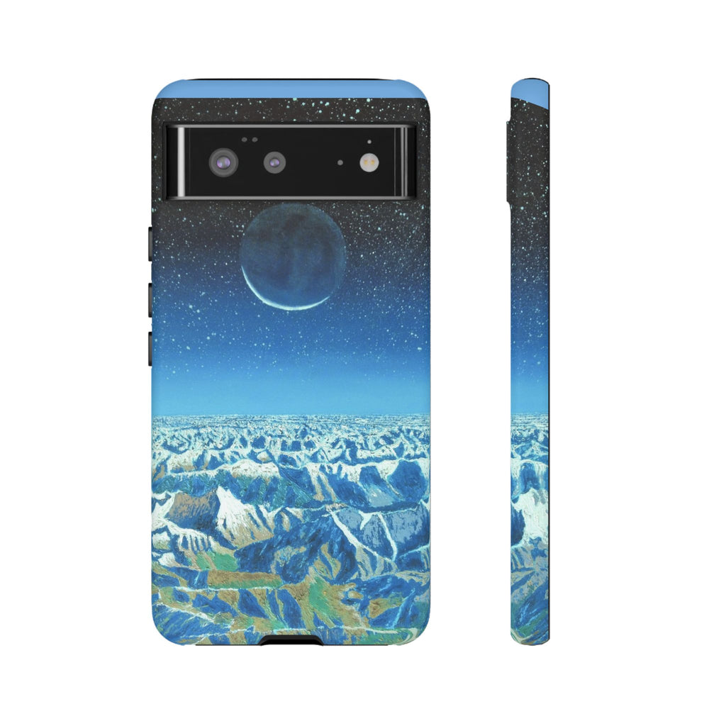 Moon- Himalayas Phone Case — Night Sky Crescent Moon Protective Tough Case