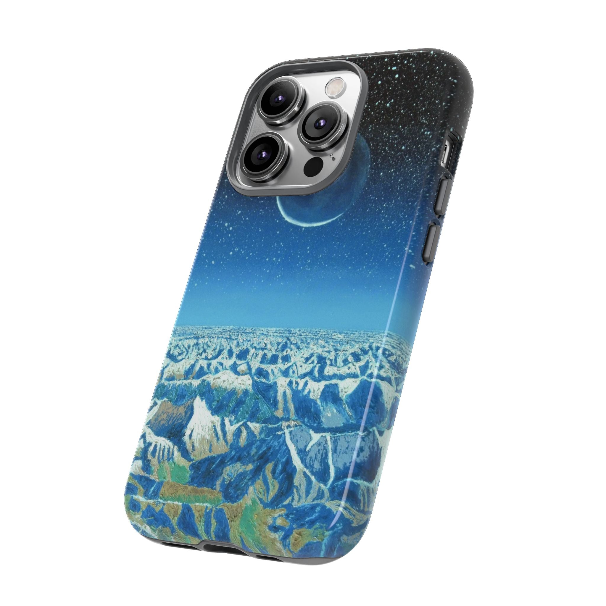 Moon- Himalayas Phone Case — Night Sky Crescent Moon Protective Tough Case