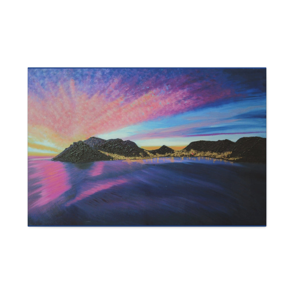 Cape Town at Sunset canvas Print