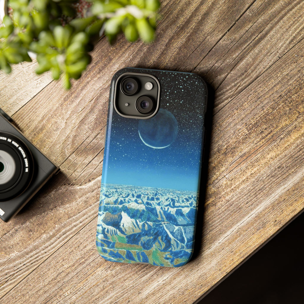 Moon- Himalayas Phone Case — Night Sky Crescent Moon Protective Tough Case