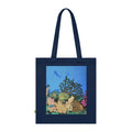 Ocean Coral Reef Organic Tote Bag — Marine Life Canvas Market Tote