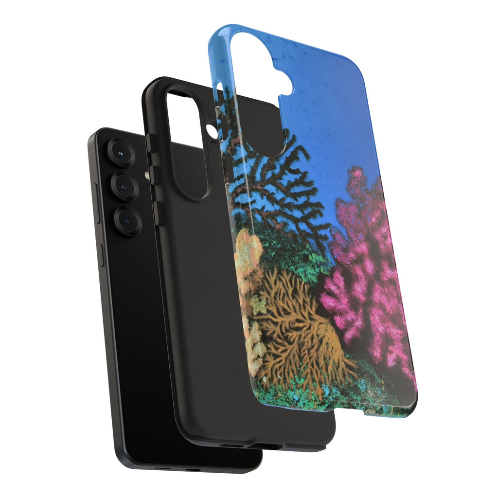 Coral Reef Tough Phone Case — Underwater Ocean Art iPhone Protector