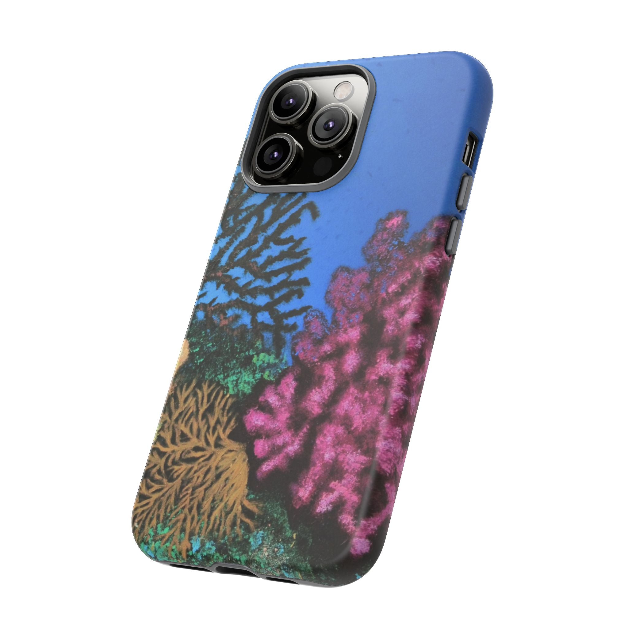 Coral Reef Tough Phone Case — Underwater Ocean Art iPhone Protector