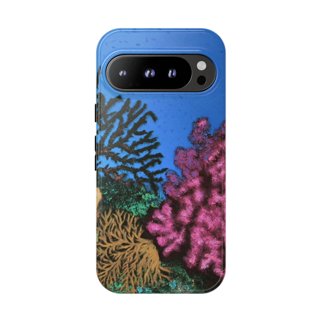Coral Reef Tough Phone Case — Underwater Ocean Art iPhone Protector