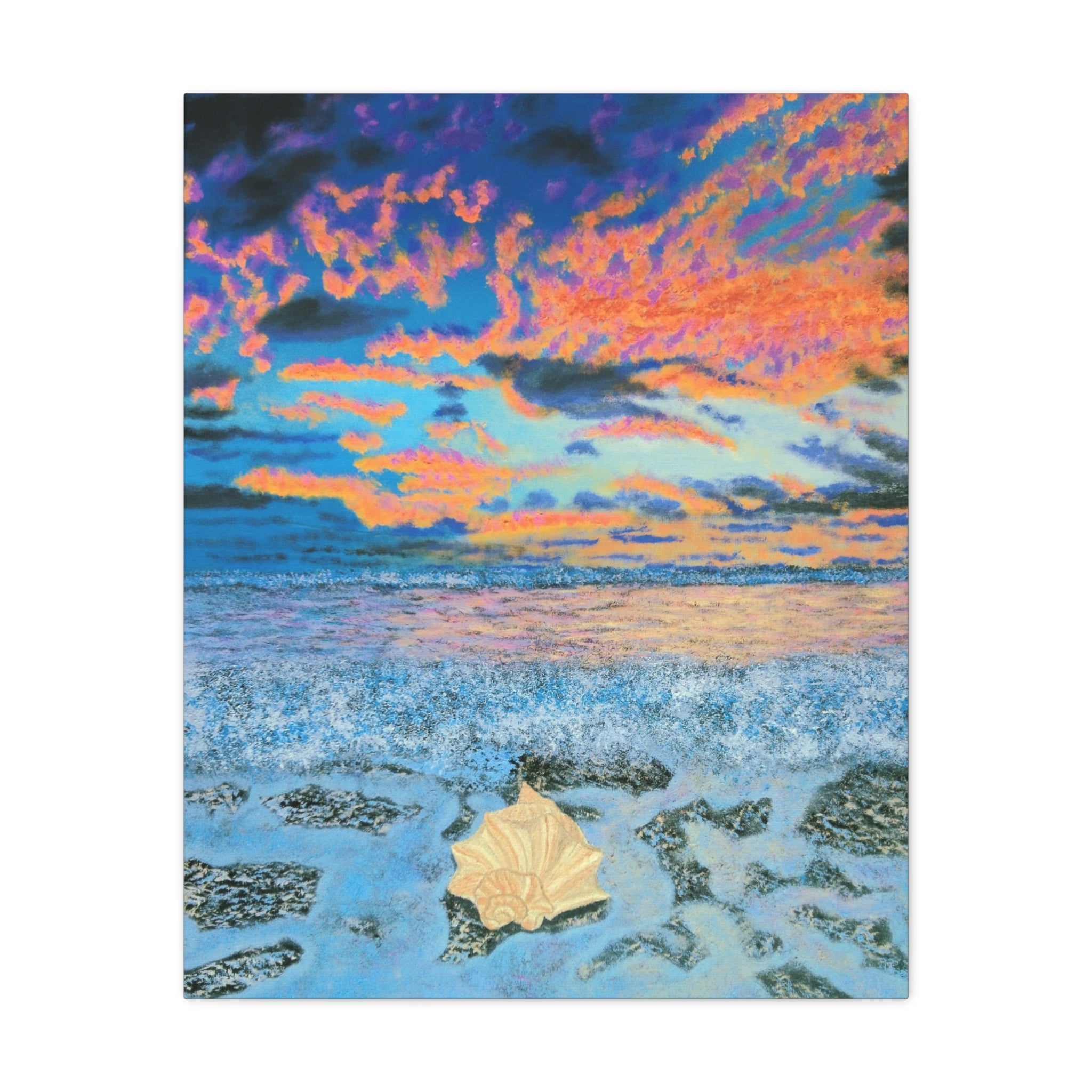 After the Storm Canvas Print — Tropical Beach Sunset Wall Art
