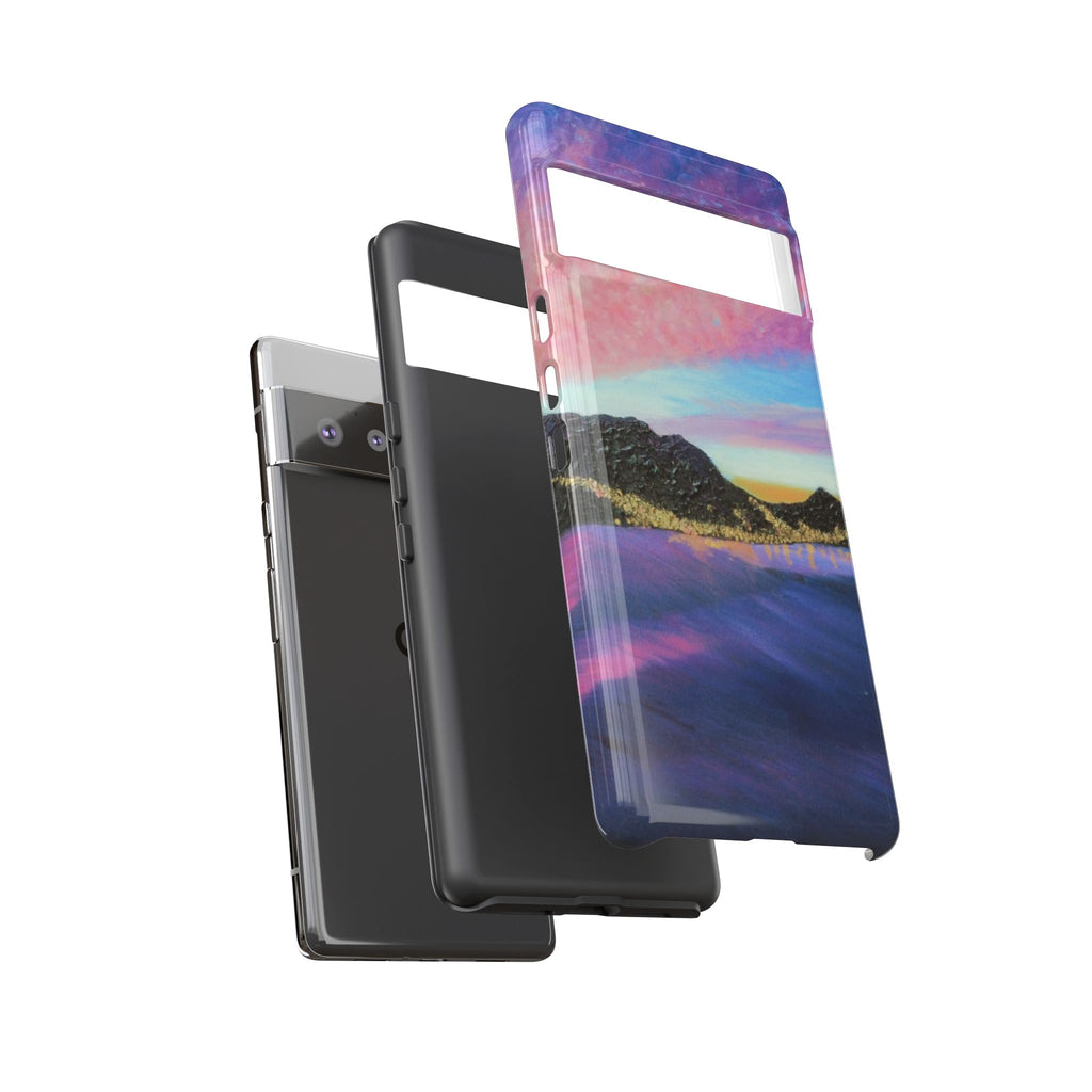 Sunset Mountain Landscape Phone Case — Colorful Sky Tough Case