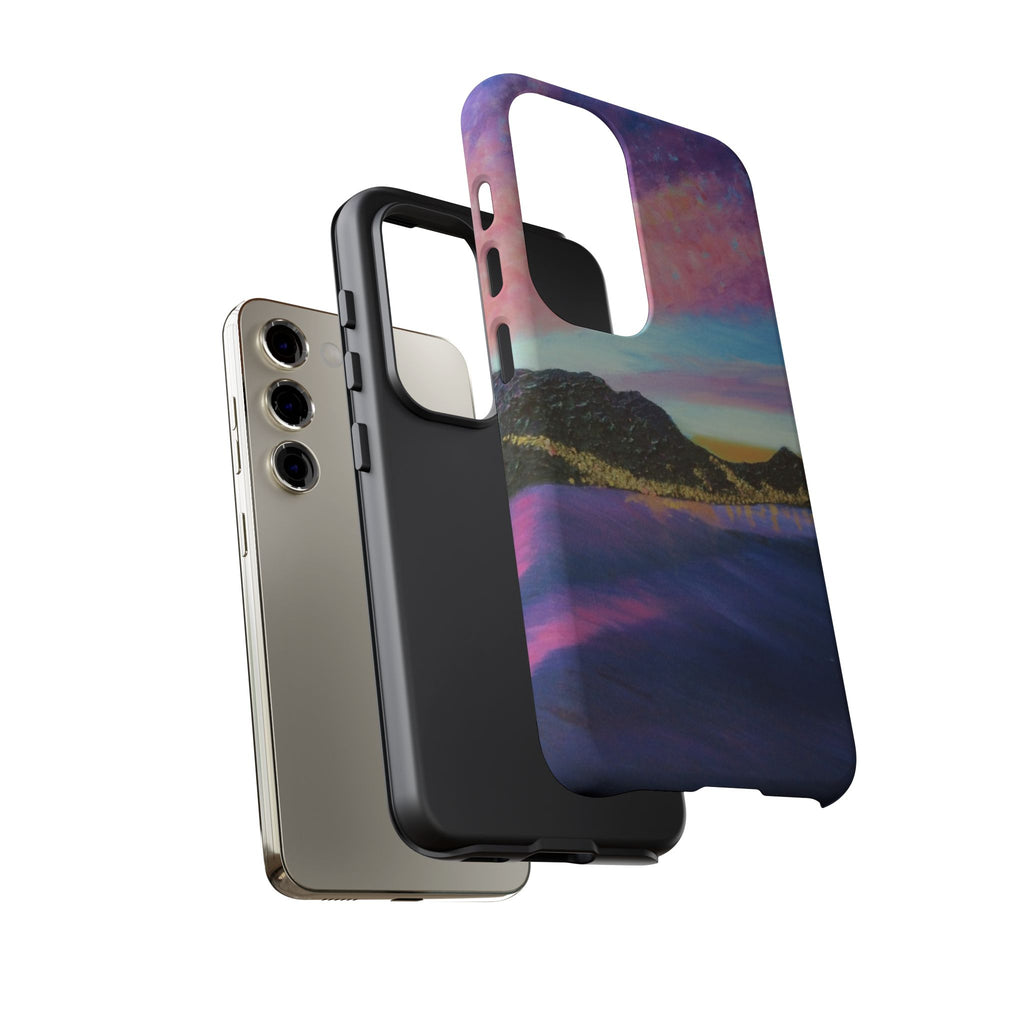 Sunset Mountain Landscape Phone Case — Colorful Sky Tough Case