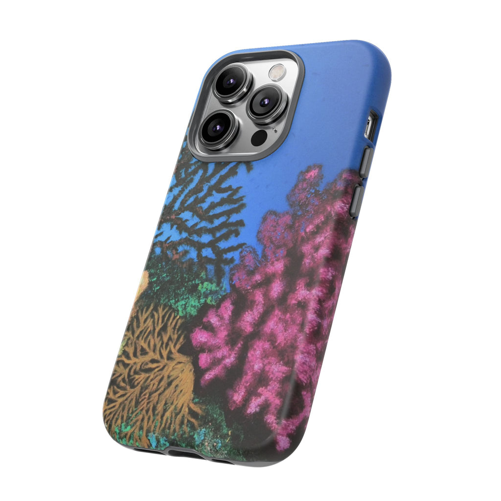 Coral Reef Tough Phone Case — Underwater Ocean Art iPhone Protector