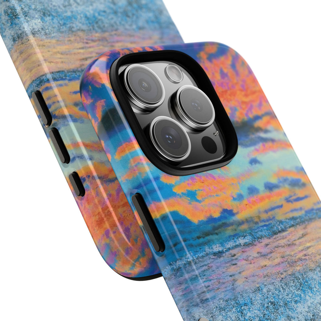Beach Sunset Phone Case — Tropical Ocean Waves Protective iPhone Cover