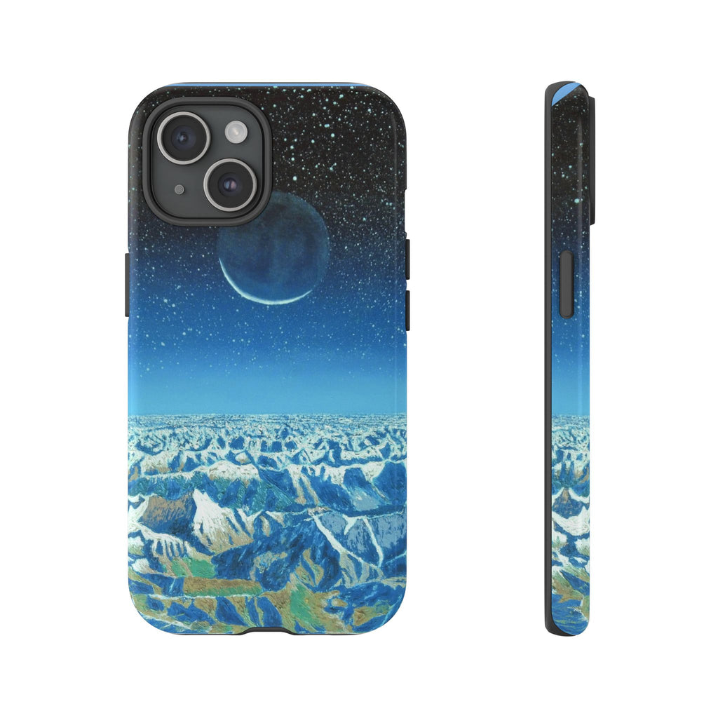 Moon- Himalayas Phone Case — Night Sky Crescent Moon Protective Tough Case
