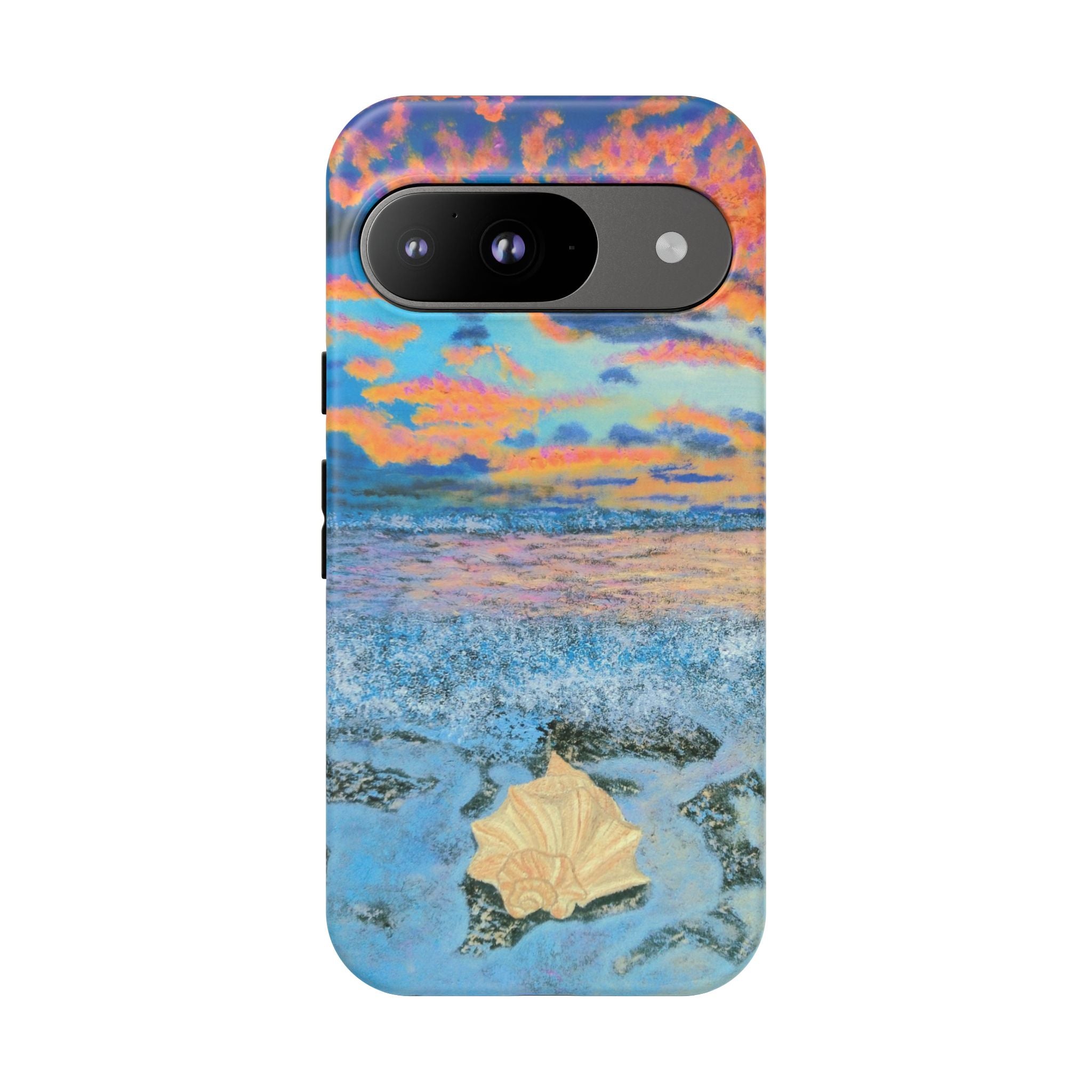 Beach Sunset Phone Case — Tropical Ocean Waves Protective iPhone Cover