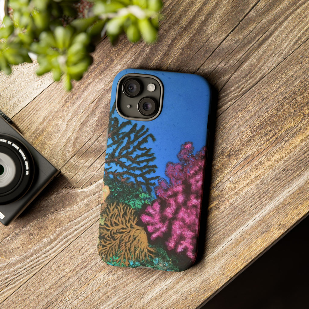 Coral Reef Tough Phone Case — Underwater Ocean Art iPhone Protector