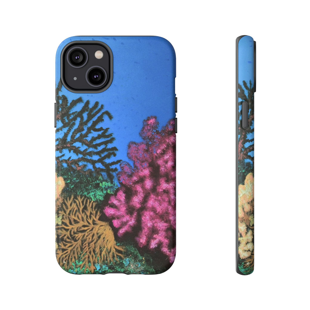 Coral Reef Tough Phone Case — Underwater Ocean Art iPhone Protector