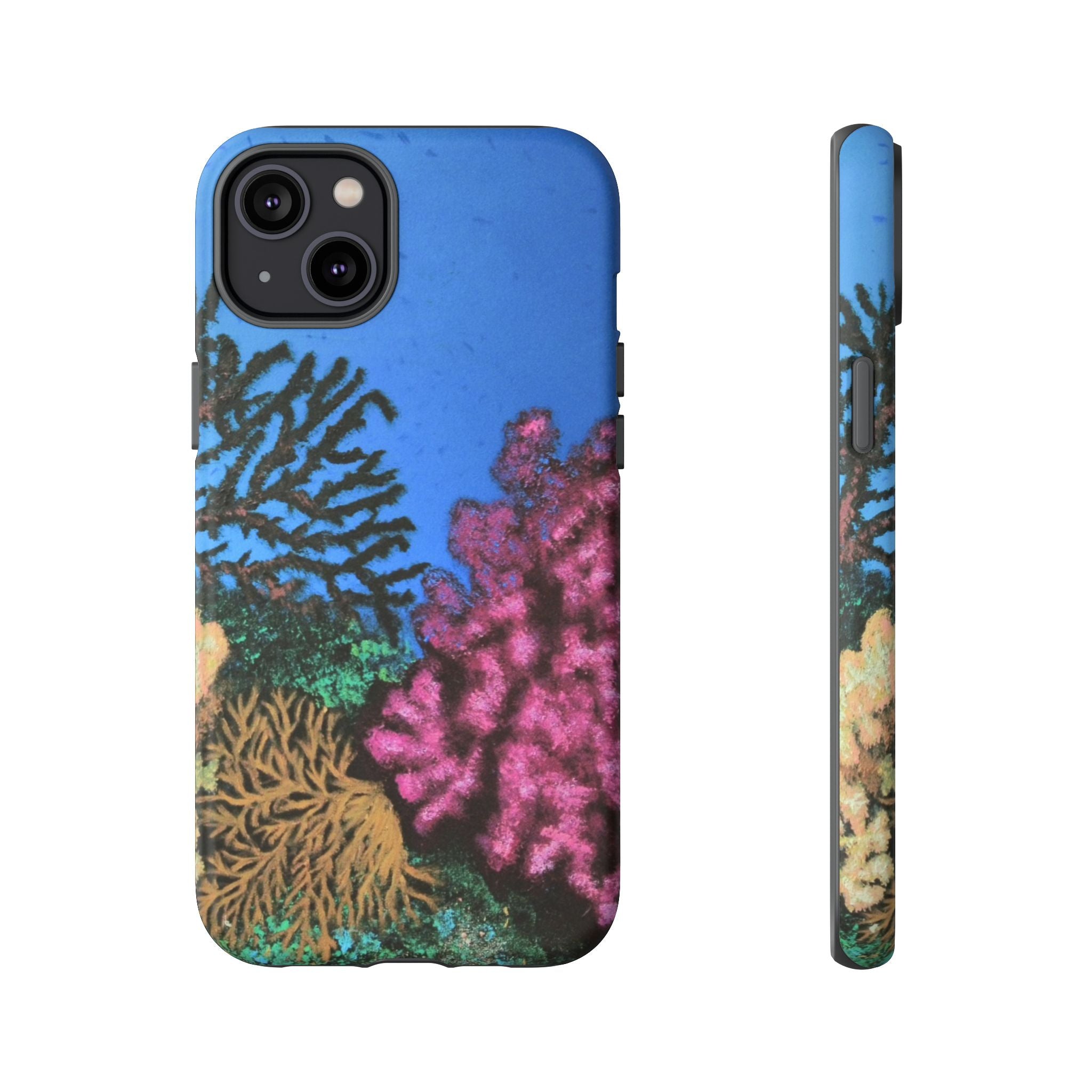 Coral Reef Tough Phone Case — Underwater Ocean Art iPhone Protector