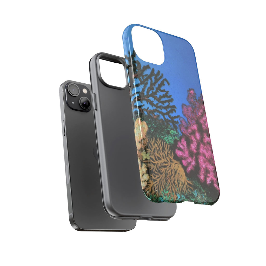 Coral Reef Tough Phone Case — Underwater Ocean Art iPhone Protector