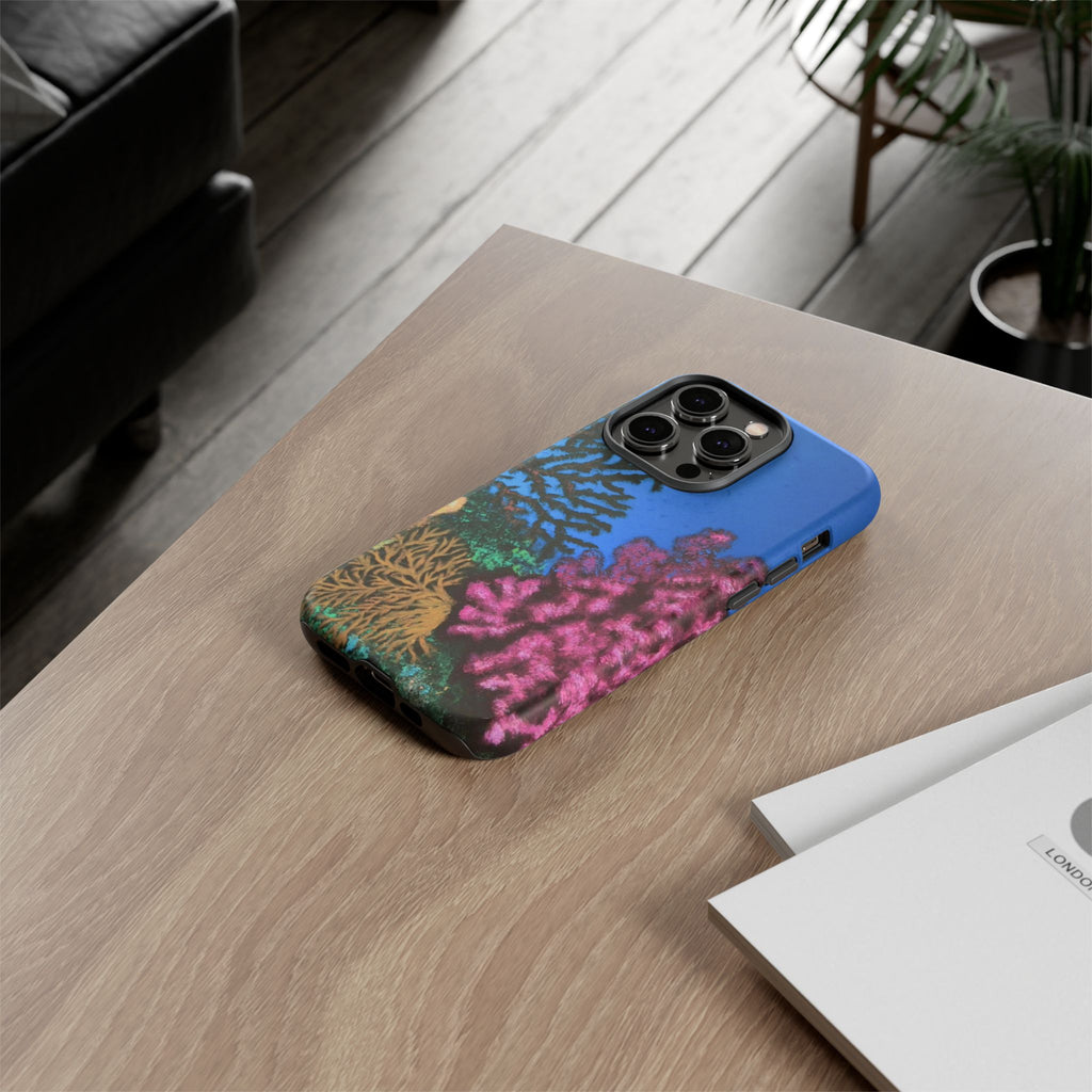 Coral Reef Tough Phone Case — Underwater Ocean Art iPhone Protector